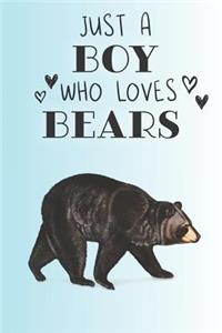 Just A Boy Who Loves Bears