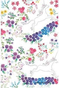 Amazing Unicorn Pattern Notebook Journal (Size 5,5