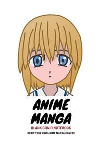 Anime Manga Blank Comic Notebook