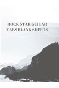 Rock Star Guitar Tabs Blank Sheets