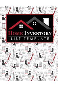 Home Inventory List Template