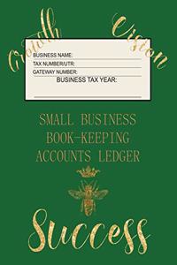 Small Business Book-Keeping Accounts Ledger