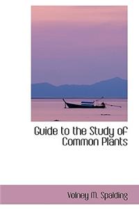 Guide to the Study of Common Plants
