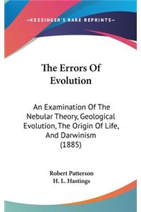 Errors Of Evolution