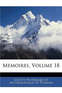 Memoires, Volume 18