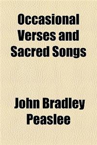 Occasional Verses and Sacred Songs