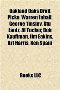 Oakland Oaks Draft Picks