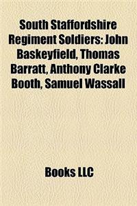 South Staffordshire Regiment Soldiers