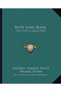 Rote Song Book