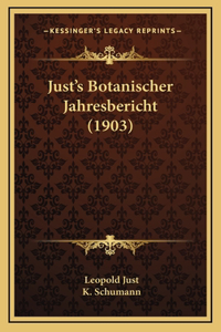 Just's Botanischer Jahresbericht (1903)