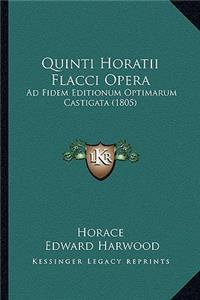 Quinti Horatii Flacci Opera
