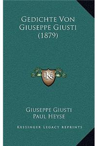 Gedichte Von Giuseppe Giusti (1879)