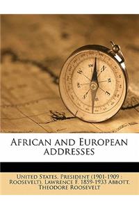 African and European Addresses