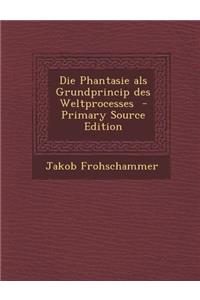 Die Phantasie ALS Grundprincip Des Weltprocesses