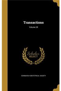 Transactions; Volume 28