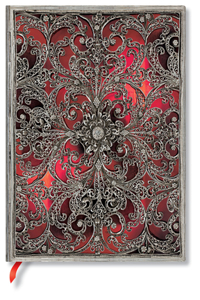 Garnet (Silver Filigree Collection) Ultra Lined Softcover Flexi Journal