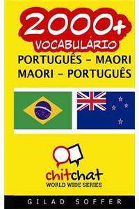 2000+ Portugues - Maori Maori - Portugues Vocabulario