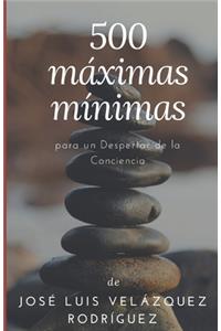 500 máximas mínimas