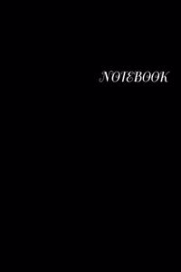 Notebook - Black Cover - 100 Pages