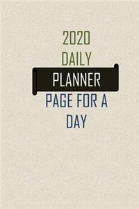 daily calendar 2020 page a day