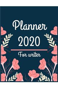 Planner 2020 for Writer