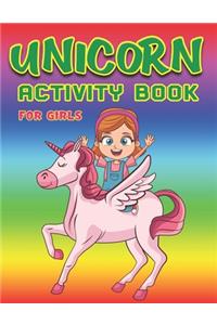 Unicorn Activity Book for Girls