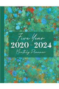 2020-2024 Five Year Monthly Planner