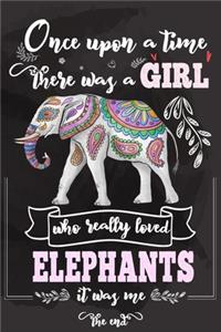 Once Upon A Time There Was A Girl Who Really Loved Elephants It Was Me The End