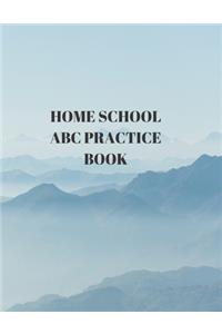 Home School ABC Practice Book