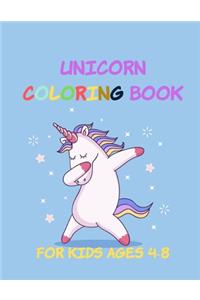 Unicorn Coloring Book for Kids Ages 4-8
