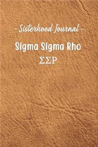 Sisterhood Journal Sigma Sigma Rho