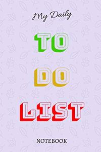 To Do List Notebook