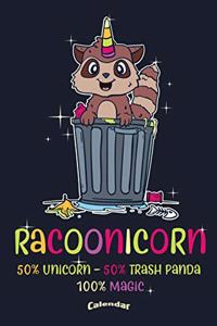 My Cute Racoonicorn Calendar