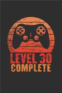 Level 30 Complete