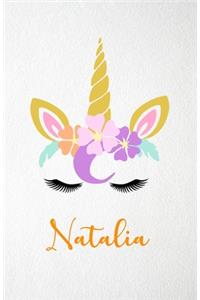 Natalia A5 Lined Notebook 110 Pages