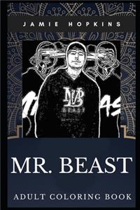 Mr. Beast Adult Coloring Book