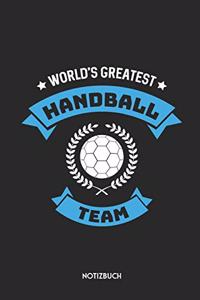 World's Greatest Handball Team Notizbuch