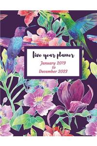 2019 - 2023 Cablebird Five Year Planner