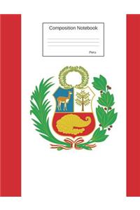 Peru Composition Notebook