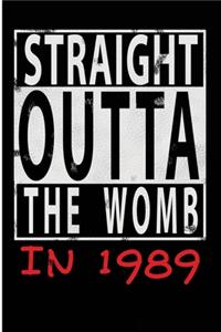 Straight Outta The Womb in 1989