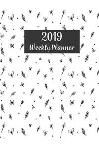 2019 Weekly Planner: 365 Dated Planner Schedule Organizer, 2019 Monthly Planner,52 Weeks, 12 Month Calendar, Appointment Notebook, to Do List