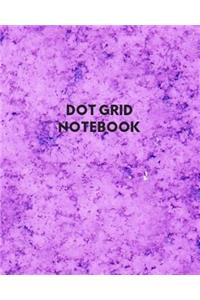 Dot Grid Notebook: Purple Cover - 150 Pages (Dot Paper) Size 8 X 10 (Volume 6)