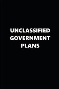 2019 Weekly Planner Unclassified Government Plans Black White 134 Pages
