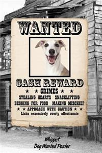 Whippet Dog Wanted Poster