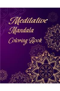 Meditative Mandala Coloring Book