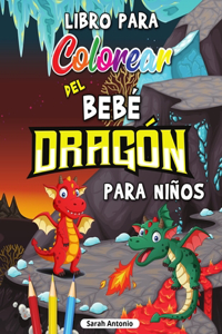 Libro para Colorear del Bebé Dragón para Niños
