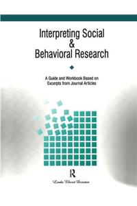 Interpreting Social and Behavioral Research