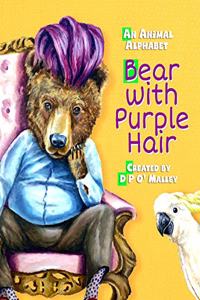 Bear with purple Hair