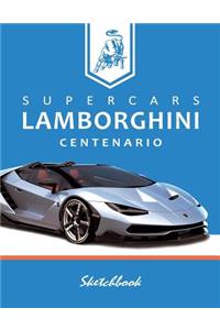 Supercars Lamborghini Centenario Sketchbook