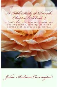 A Bible Study of Proverbs Chapter 12--Book 5